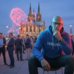 Image von einem Netzwerktreffen in Köln mit Blick auf den Dom