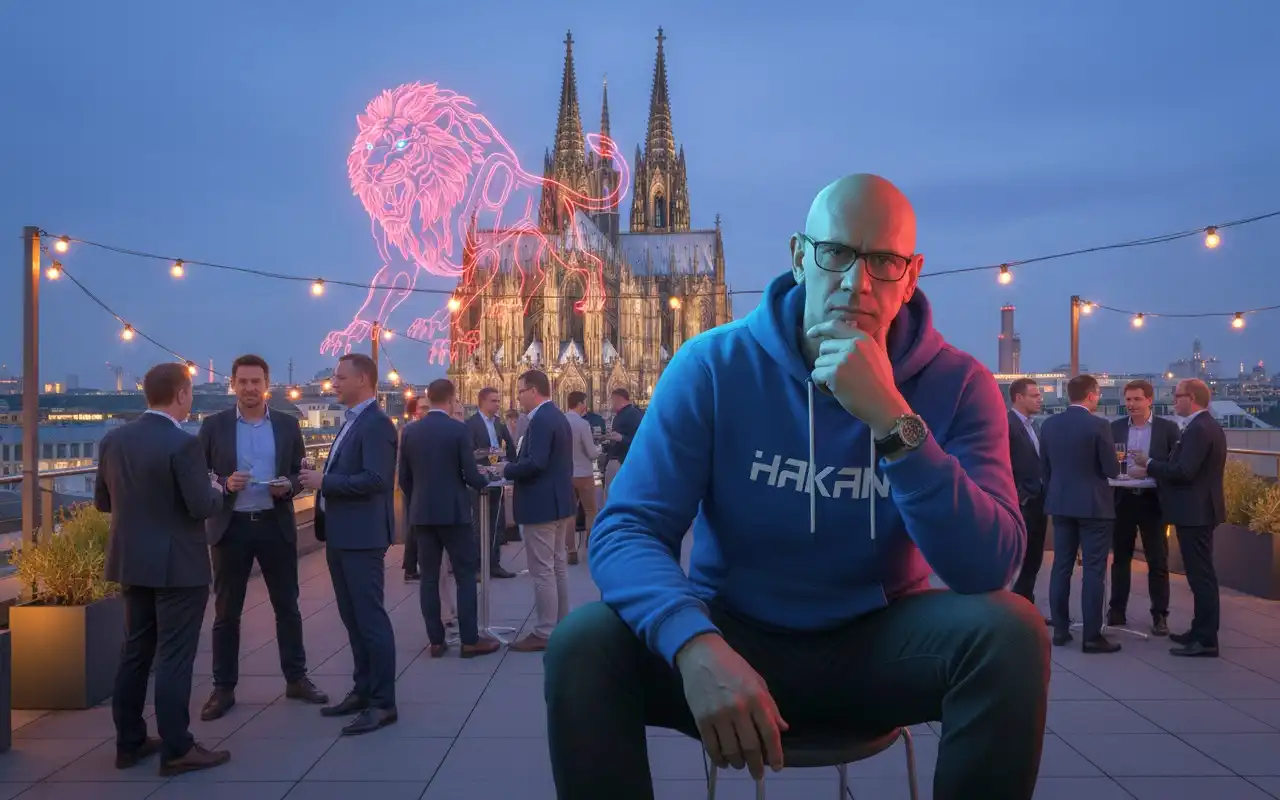 [Image von einem Netzwerktreffen in Köln mit Blick auf den Dom]